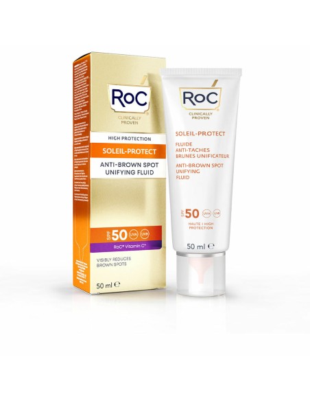 Protecteur Solaire Roc Soin anti-taches SPF 50 (50 ml)