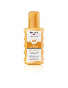 Crème Solaire pour le Corps en Spray Eucerin Transparent SPF 50 (200 ml)