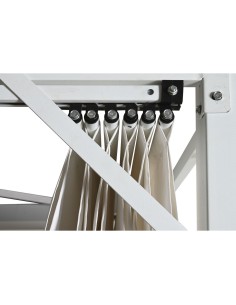 Pergola DKD Home Decor Blanc 296 x 296 x 225 cm Acier 2