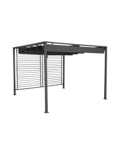 Pergola DKD Home Decor Gris 300 x 300 x 230 cm Acier