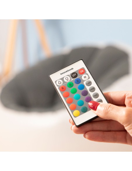 Fauteuil Gonflable avec LED Multicolore et Télécommande Chight InnovaGoods