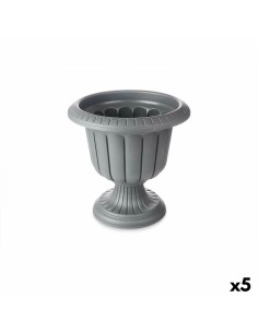 Cache-pot Ibergarden N00202102 Anthracite Plastique Verre 47,6 x 47 x 47,4 cm (5 Unités)