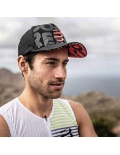 Casquette Unisex Compressport Trucker Noir 2