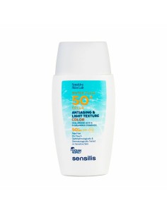 Crème Solaire Avec Couleur Sensilis Antiaging Light Texture Color SPF 50+ 40 ml