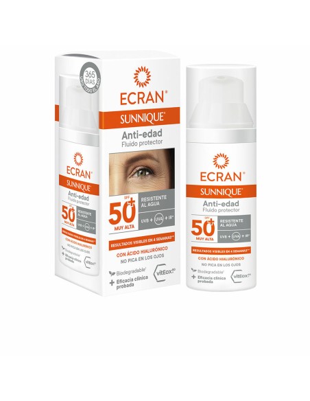 Protecteur Solaire Fluide Ecran Ecran Sunnique SPF 50+ 50 ml