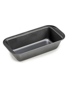 Moule rectangulaire Kinvara CK80899 Gris foncé Métal Acier au carbone (12 Unités) 2