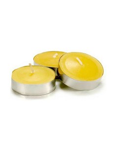 Ensemble de Bougies Ibergarden HL-1020BXIT Jaune Cire Citronnelle (12 Unités) (24 Unités) 2
