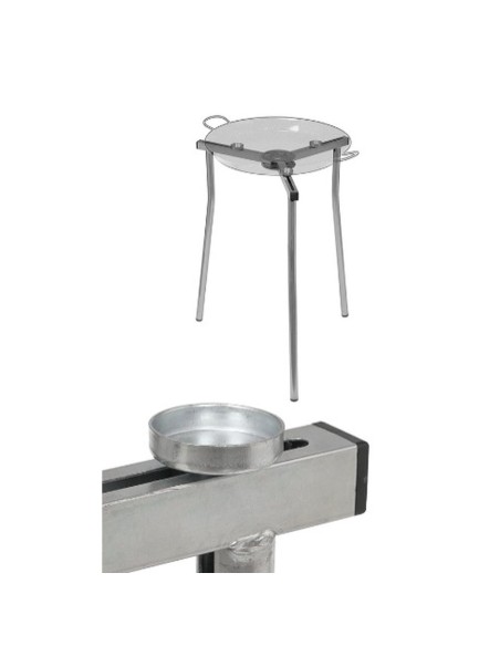 Trépied pour cuisson des paellas Réglable 4 Unités