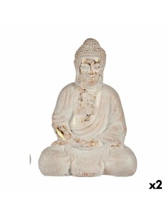 Figure décorative de jardin Ibergarden CC20436 Polyrésine Buda 22,5 x 41,5 x 29,5 cm (2 Unités)