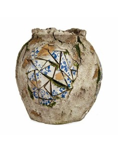 Figure décorative de jardin Ibergarden ZD19026 Polyrésine Vase 27 x 27 x 27 cm (2 Unités)