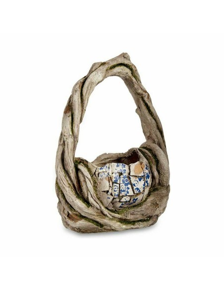 Figure décorative de jardin Ibergarden ZD19014 Polyrésine Vase 17 x 44 x 34,5 cm (2 Unités)