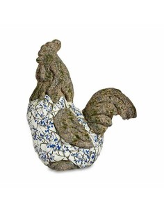 Figure décorative de jardin Ibergarden ZD18059 Polyrésine Coq 22,5 x 46 x 41,5 cm (2 Unités)