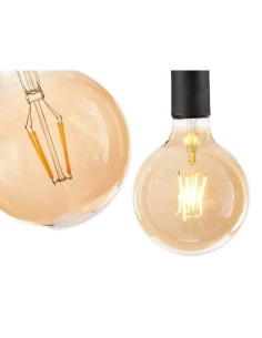 Lampe LED Vintage E27 Transparent 4 W 12,5 x 17,5 x 12,5 cm (12 Unités)