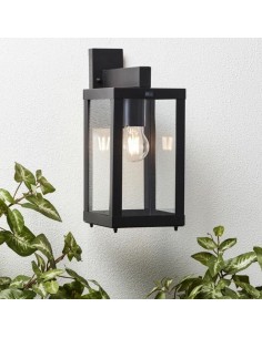 Applique Murale Brilliant Gaia Extérieur Noir Métal 60 W E27
