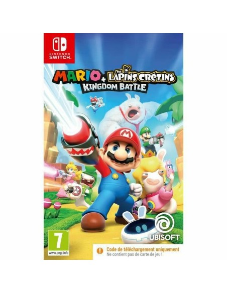 Jeu vidéo pour Switch Ubisoft Mario + Raving Rabbids Kingdom Battle Code de téléchargement