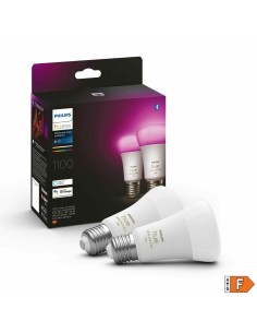 Ampoule à Puce Philips Pack de 2 E27 Blanc F 9 W E27 806 lm (6500 K) 2