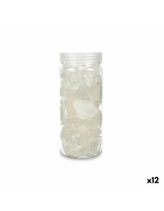 Pierres Décoratives 600 g Quartz Blanc (12 Unités)