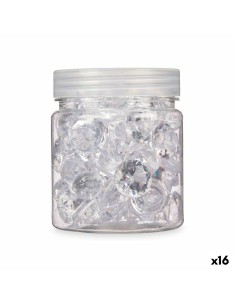 Pierres Décoratives Diamant 150 g Transparent (16 Unités)