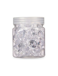Pierres Décoratives Diamant 150 g Transparent (16 Unités) 2