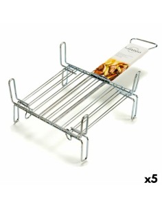 Grill Double 25 x 25 cm Acier zingué (5 Unités)