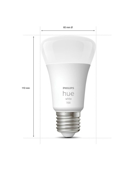 Lampe LED Philips Starter Kit E27 9,5 W Blanc F (3 Unités)