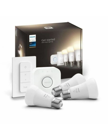 Lampe LED Philips Starter Kit E27 9,5 W Blanc F (3 Unités)