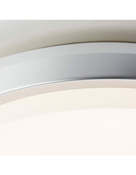 Applique de plafond Brilliant Devora Argenté Lumière LED