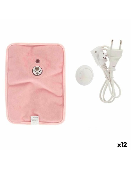 Sac d'Eau Chaude Électrique Mains Rose Plastique 380 W Velours (12 Unités)