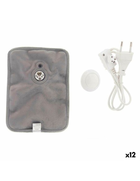 Sac d'Eau Chaude Électrique Mains Gris Plastique 380 W Velours (12 Unités)