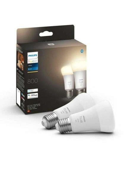 Ampoule à Puce Philips 8719514319028 Blanc F 60 W 9 W E27 800 lm (2700 K) (2 Unités)