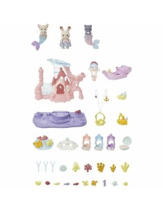 Ensemble de jouets Sylvanian Families Babie Mermaid Castle Plastique 2