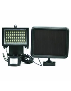 Spot solaire Galix Détecteur de Mouvement Noir Plastique 13,5 x 13,5 x 20 cm