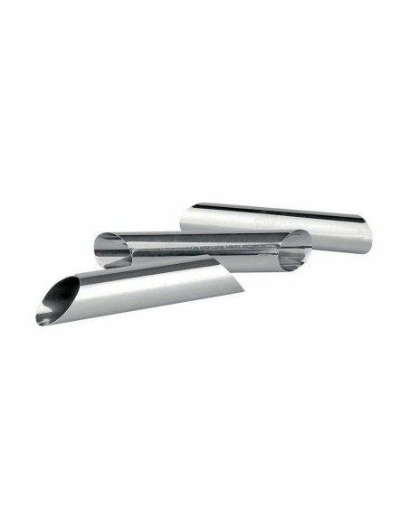 Ensemble de moules à pâtisserie Wooow Acier inoxydable Argenté Acier 3 Pièces 2,5 x 12,5 cm (36 Unités) (3 pcs)