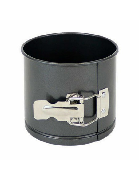 Moule amovible Quttin Acier au carbone Noir 12 x 10 cm (12 Unités)