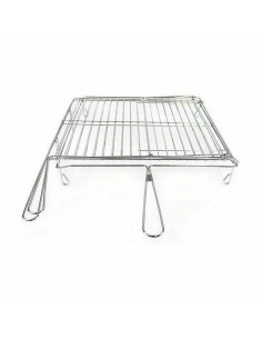 Grill Algon Chrome Plaque Tournante Argenté 45 x 50 x 9 cm (4 Unités) 2