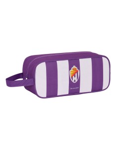 Range-Chaussures de Voyage Real Valladolid C.F. Blanc Violet 34 x 15 x 14 cm