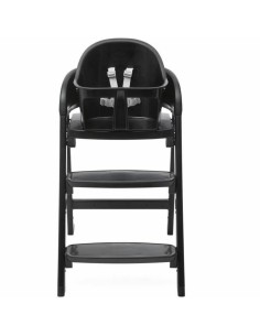 Chaise haute Chicco Crescendo Lite cairo coal Noir Acier inoxydable