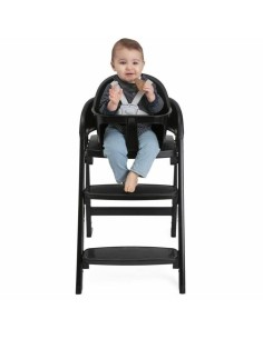 Chaise haute Chicco Crescendo Lite cairo coal Noir Acier inoxydable 2