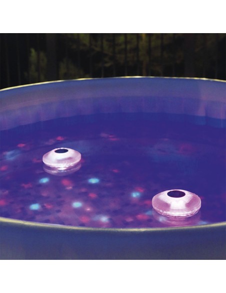 Lumière Solaire Flottante pour Piscine Bestway Ø 14 cm (1 Unité)