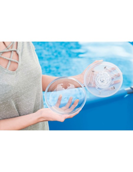 Lumière Solaire Flottante pour Piscine Bestway Ø 14 cm (1 Unité)