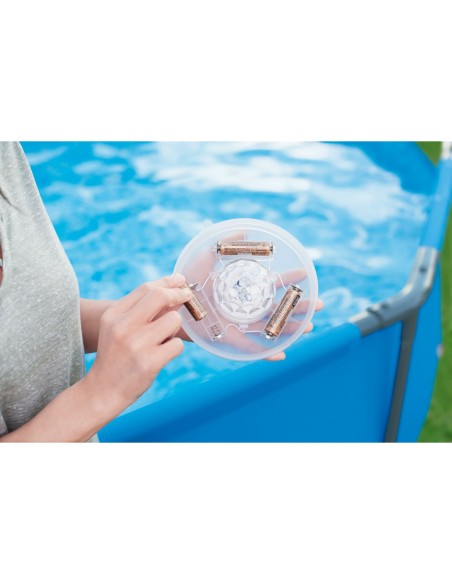 Lumière Solaire Flottante pour Piscine Bestway Ø 14 cm (1 Unité)