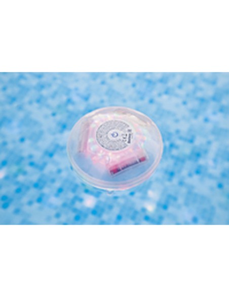 Lumière Solaire Flottante pour Piscine Bestway Ø 14 cm (1 Unité)