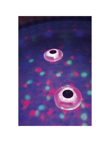 Lumière Solaire Flottante pour Piscine Bestway Ø 14 cm (1 Unité)