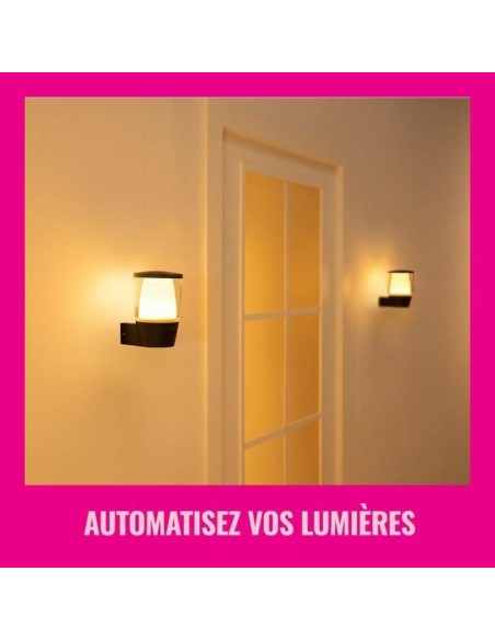 Applique Murale Wiz Noir Métal Plastique 950 Lm
