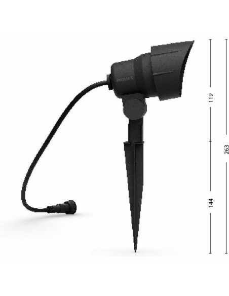 Lampe Philips Noir 220-240 V Vert tendre 600 lm