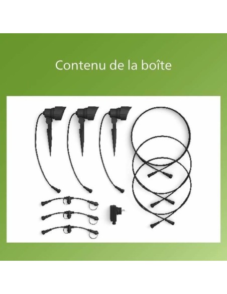 Lampe Philips Noir 220-240 V Vert tendre 600 lm