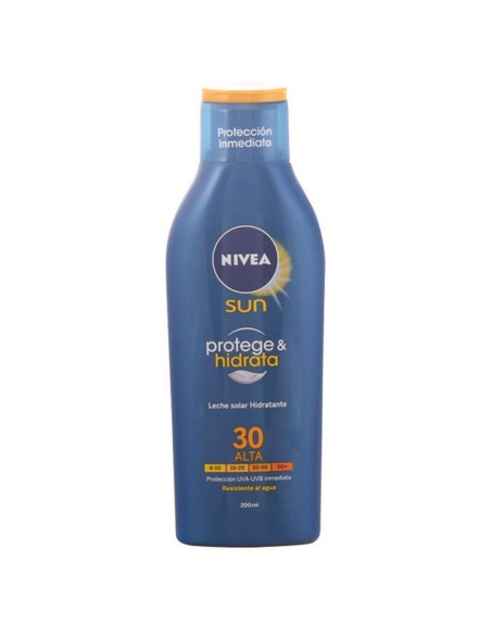 Lait solaire Protege & Hidrata Nivea Protect And Moister SPF 30 (200 ml) Spf 30 200 ml