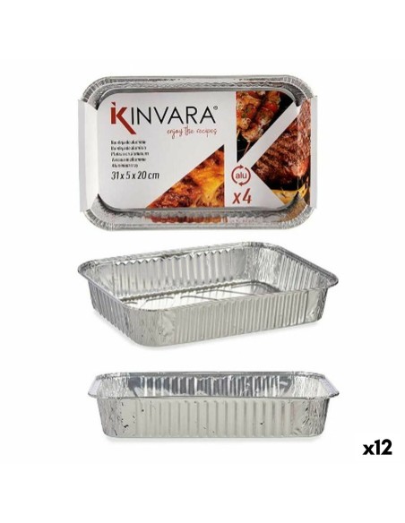 Jeux de plateaux Kinvara 82276 12 Unités 4 Pièces