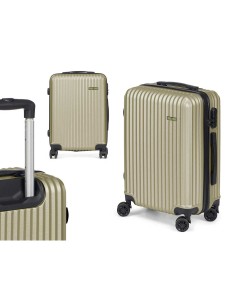 Valise cabine HT-017-N Vert 55 x 35 x 20 cm Rayures 2