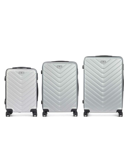 Jeu de valises Gris clair 3 Pièces